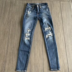 American Eagle high rise jegging jeans size 00